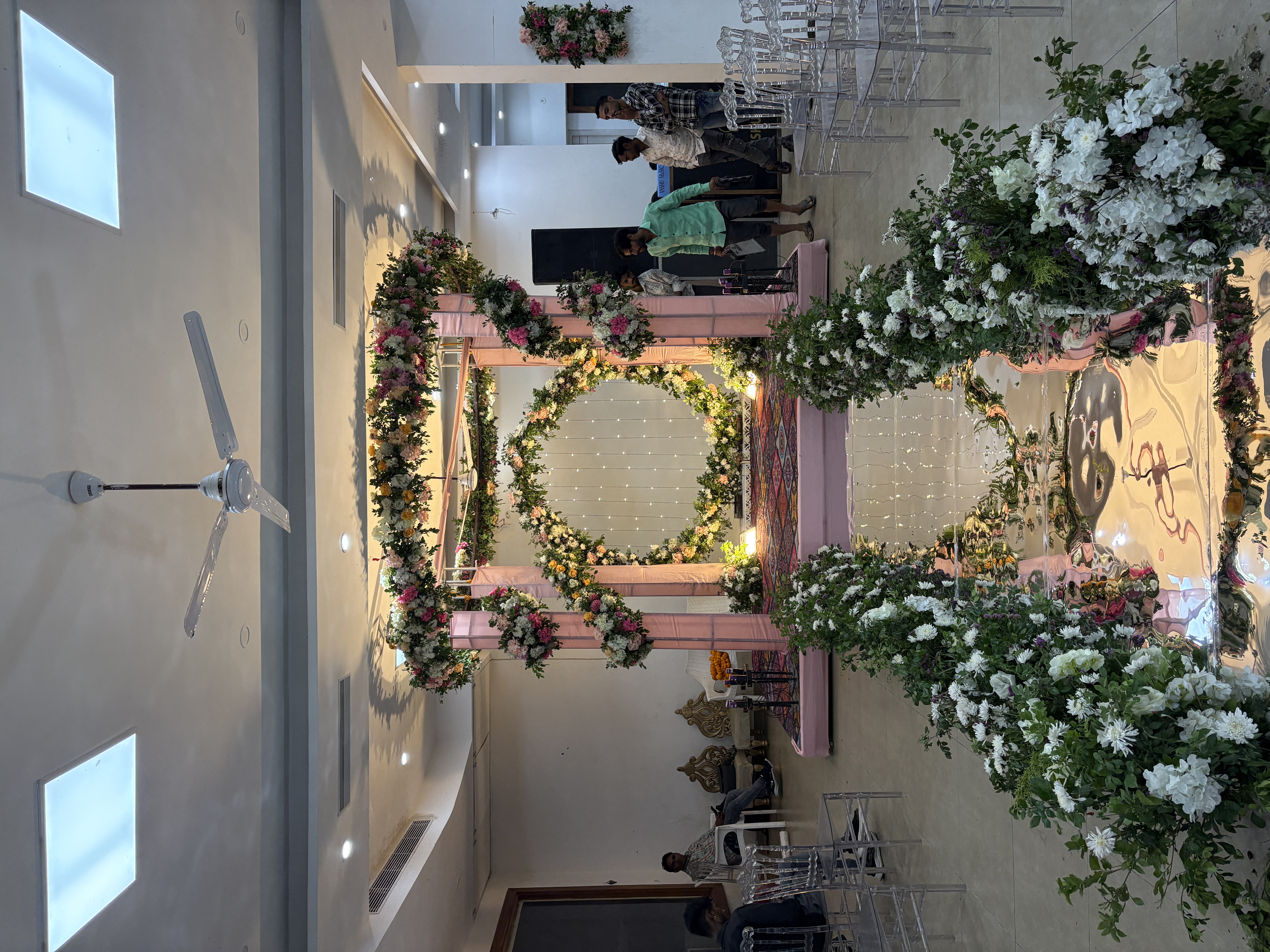 Indoor wedding decor photo at Corbett Wild Resort